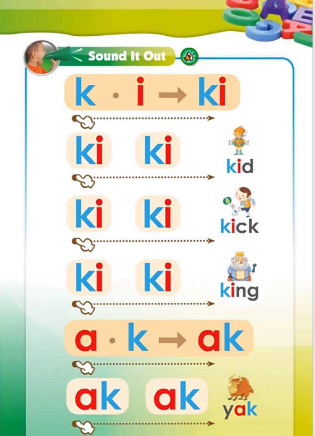 Sound It Out · k·i / a·k